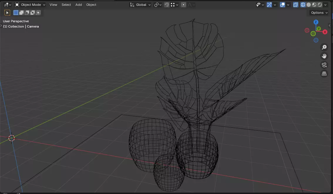 Indoor plant Free 3D model_0