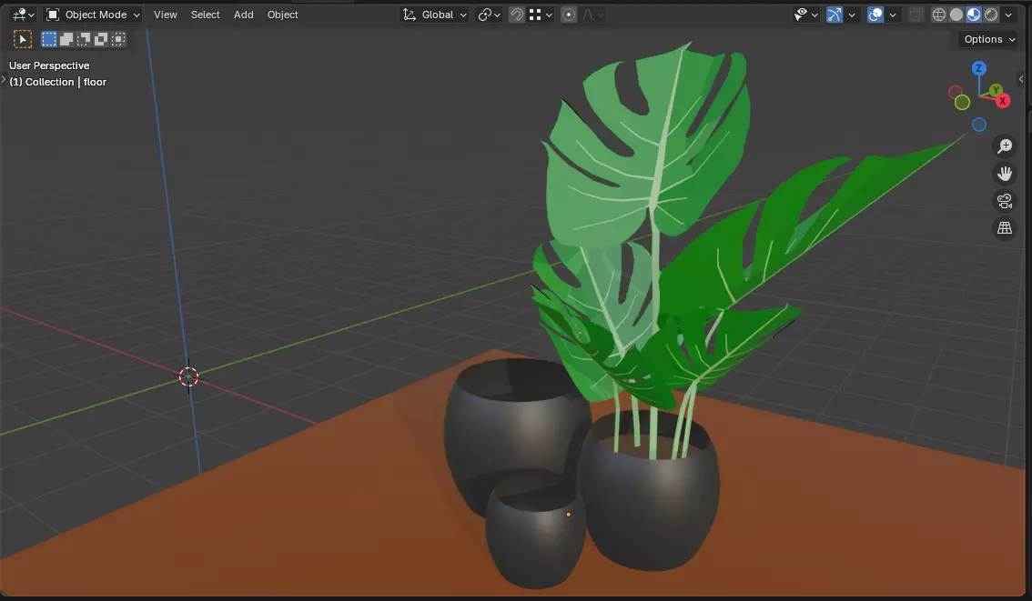 Indoor plant Free 3D model_3