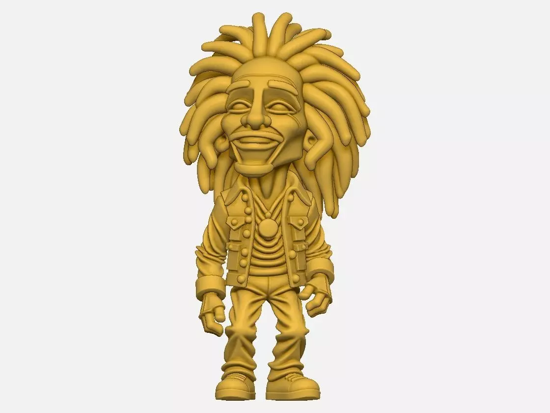 BOB MARLEY 3D MODEL Free 3D model