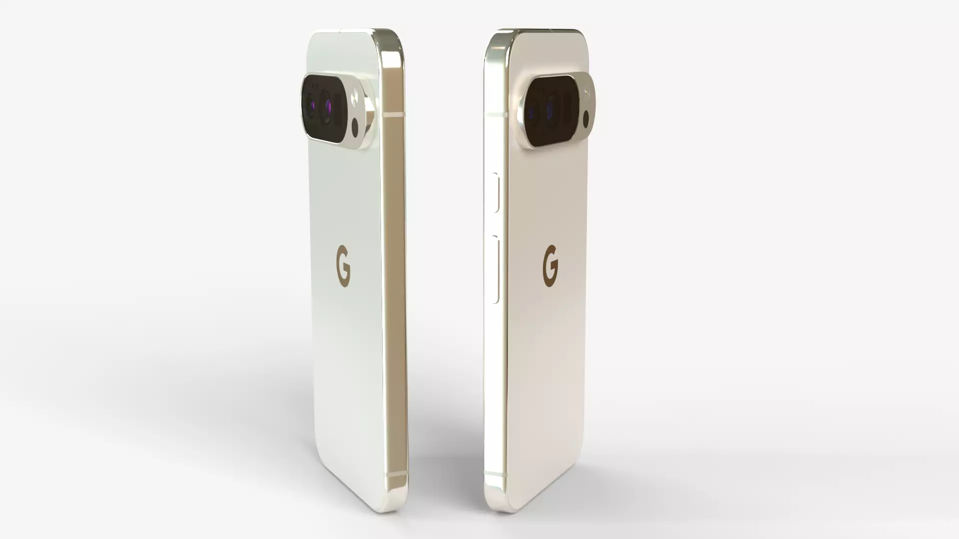 Google Pixel 10  Pro porcelain  3D model_4