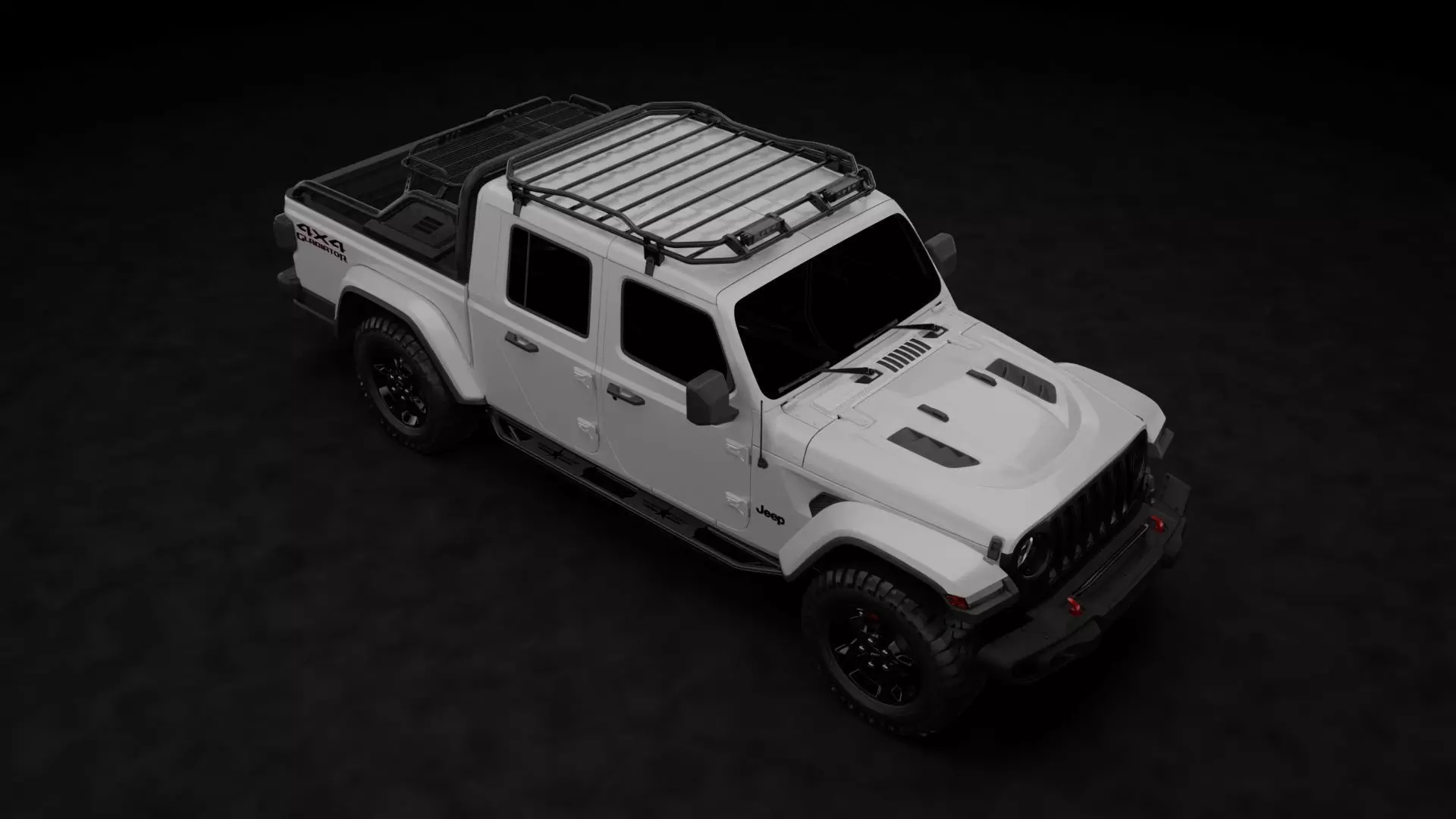 Jeep Gladiator 2020 3D model_5