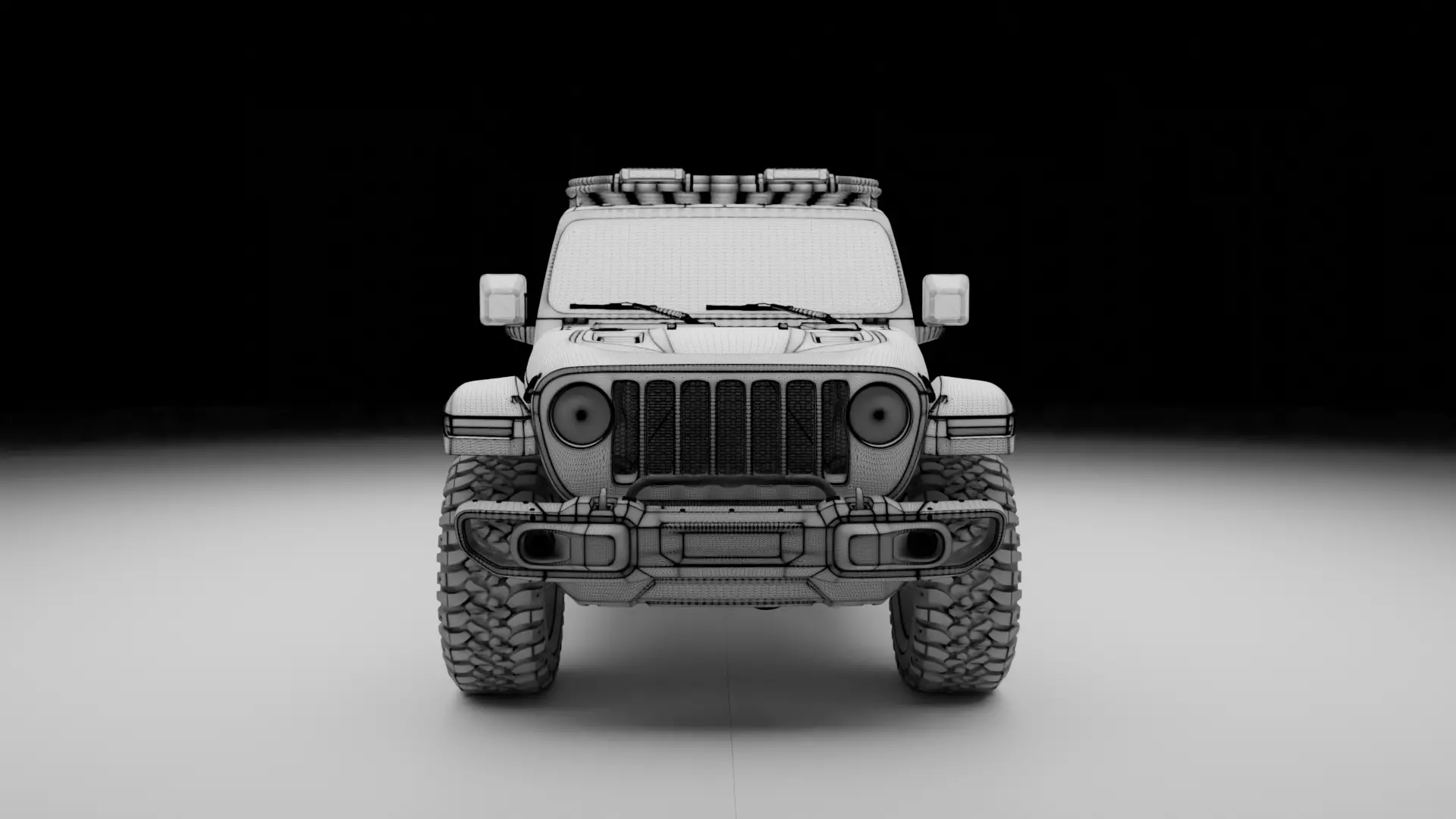 Jeep Gladiator 2020 3D model_9
