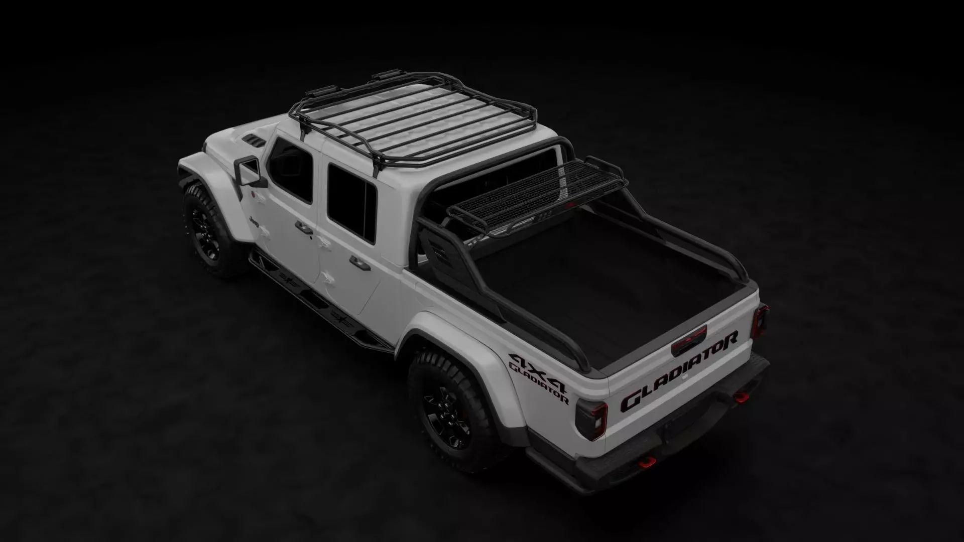 Jeep Gladiator 2020 3D model_4