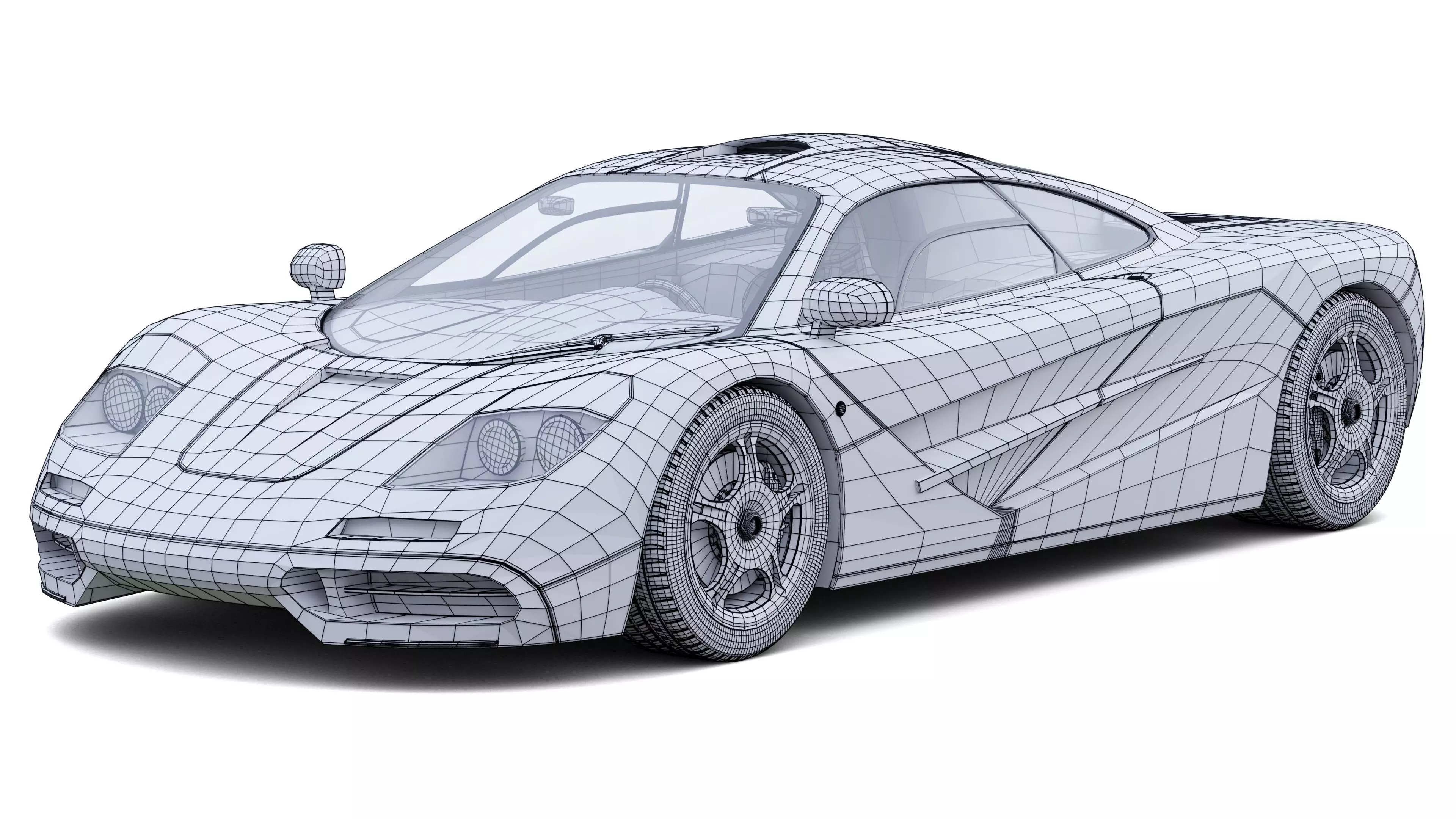 McLaren F1 3D model_11