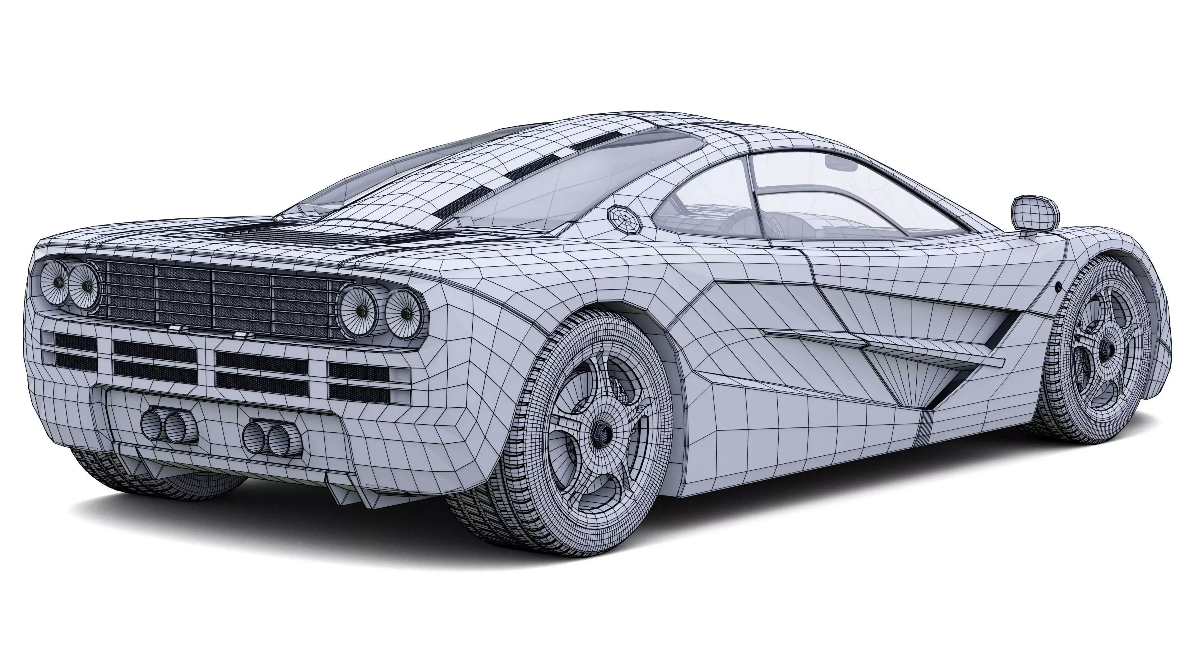 McLaren F1 3D model_12