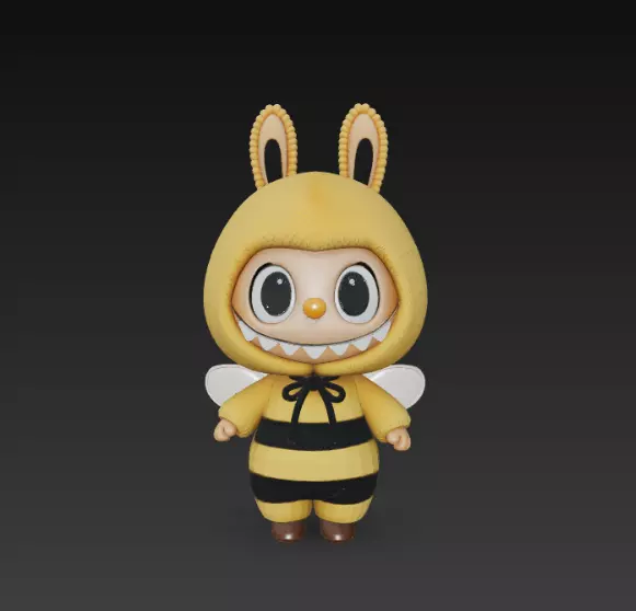 Labubu pack x15 3D print model_51