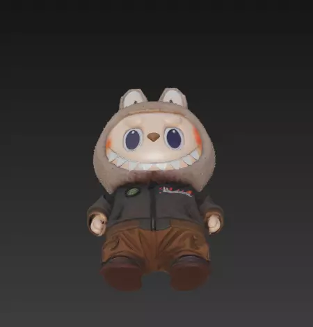 Labubu pack x15 3D print model_4