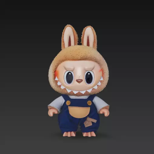 Labubu pack x15 3D print model_5