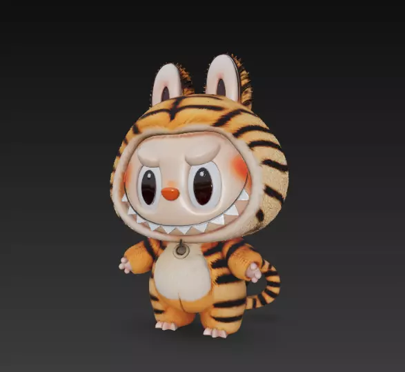 Labubu pack x15 3D print model_15