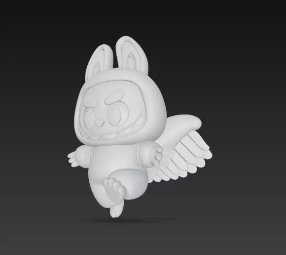 Labubu pack x15 3D print model_42