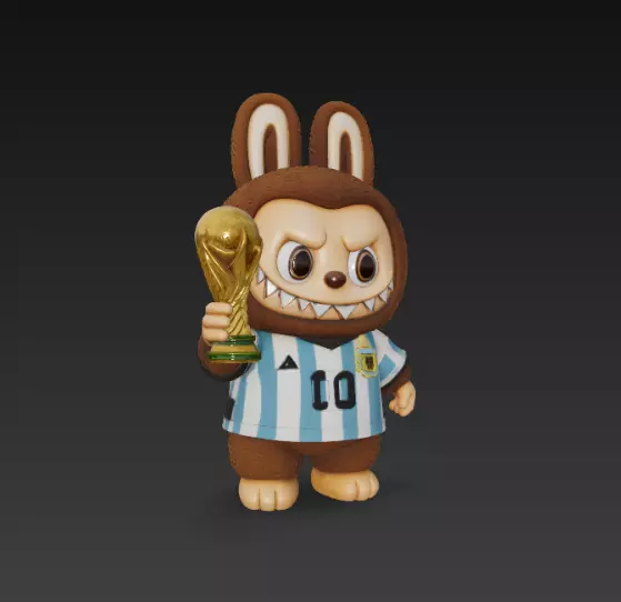 Labubu pack x15 3D print model_75