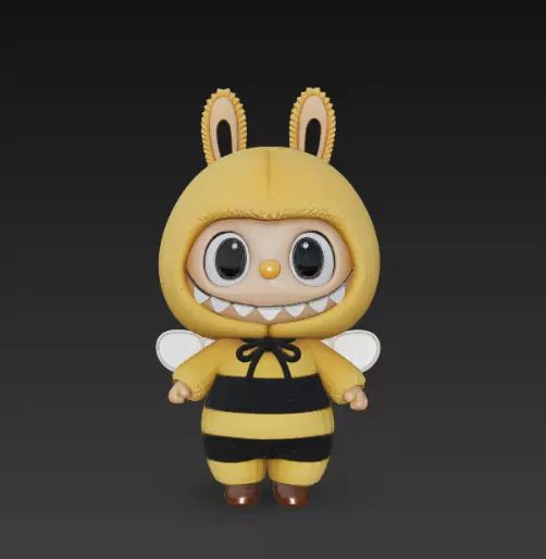 Labubu pack x15 3D print model_52