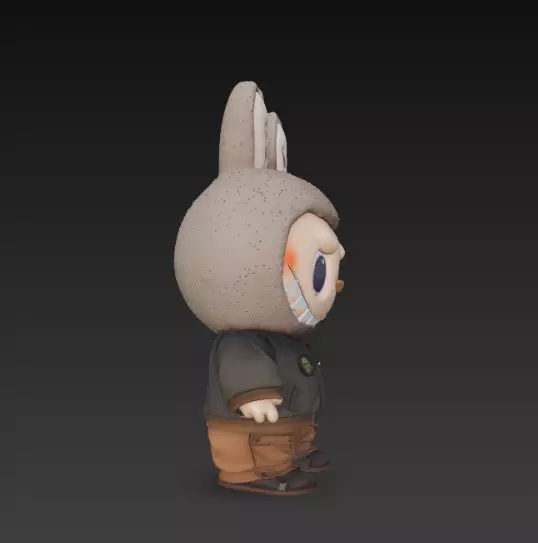 Labubu pack x15 3D print model_2