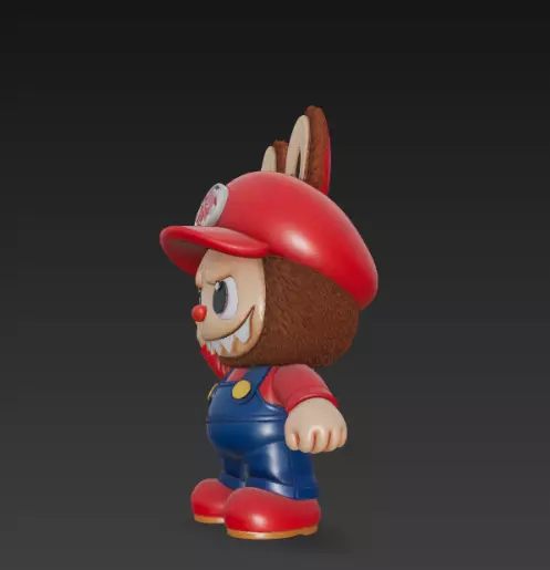 Labubu pack x15 3D print model_79