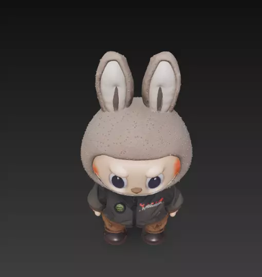 Labubu pack x15 3D print model_3