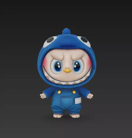 Labubu pack x15 3D print model_60