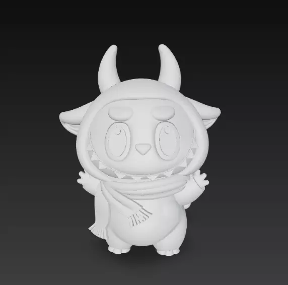 Labubu pack x15 3D print model_32