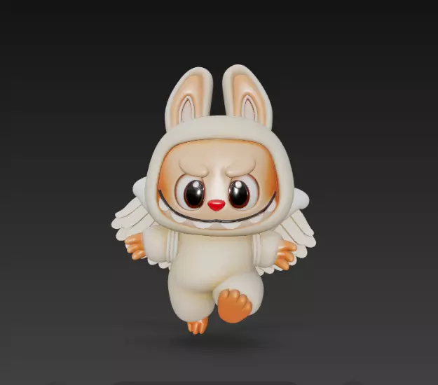 Labubu pack x15 3D print model_39