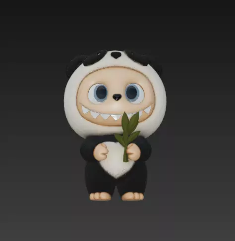 Labubu pack x15 3D print model_48