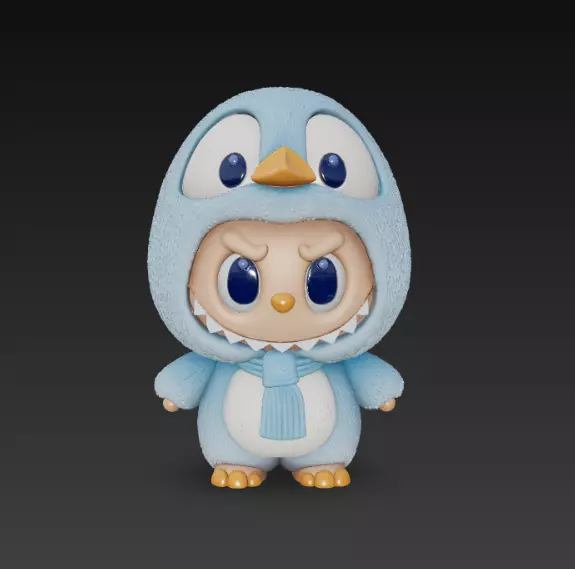 Labubu pack x15 3D print model_65