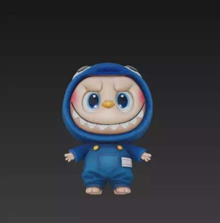 Labubu pack x15 3D print model_58