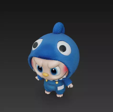 Labubu pack x15 3D print model_57