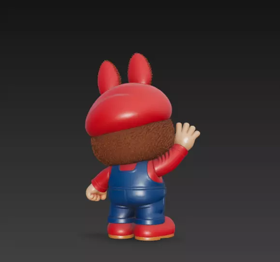 Labubu pack x15 3D print model_80