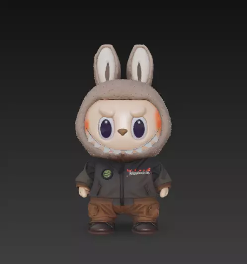 Labubu pack x15 3D print model_1