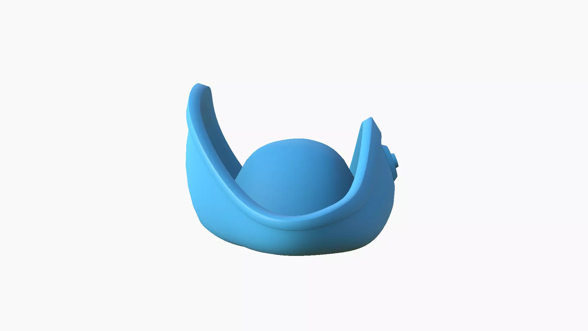 SciFi Pirate Hat A07 - Futuristic Character Design Low-poly 3D model_9