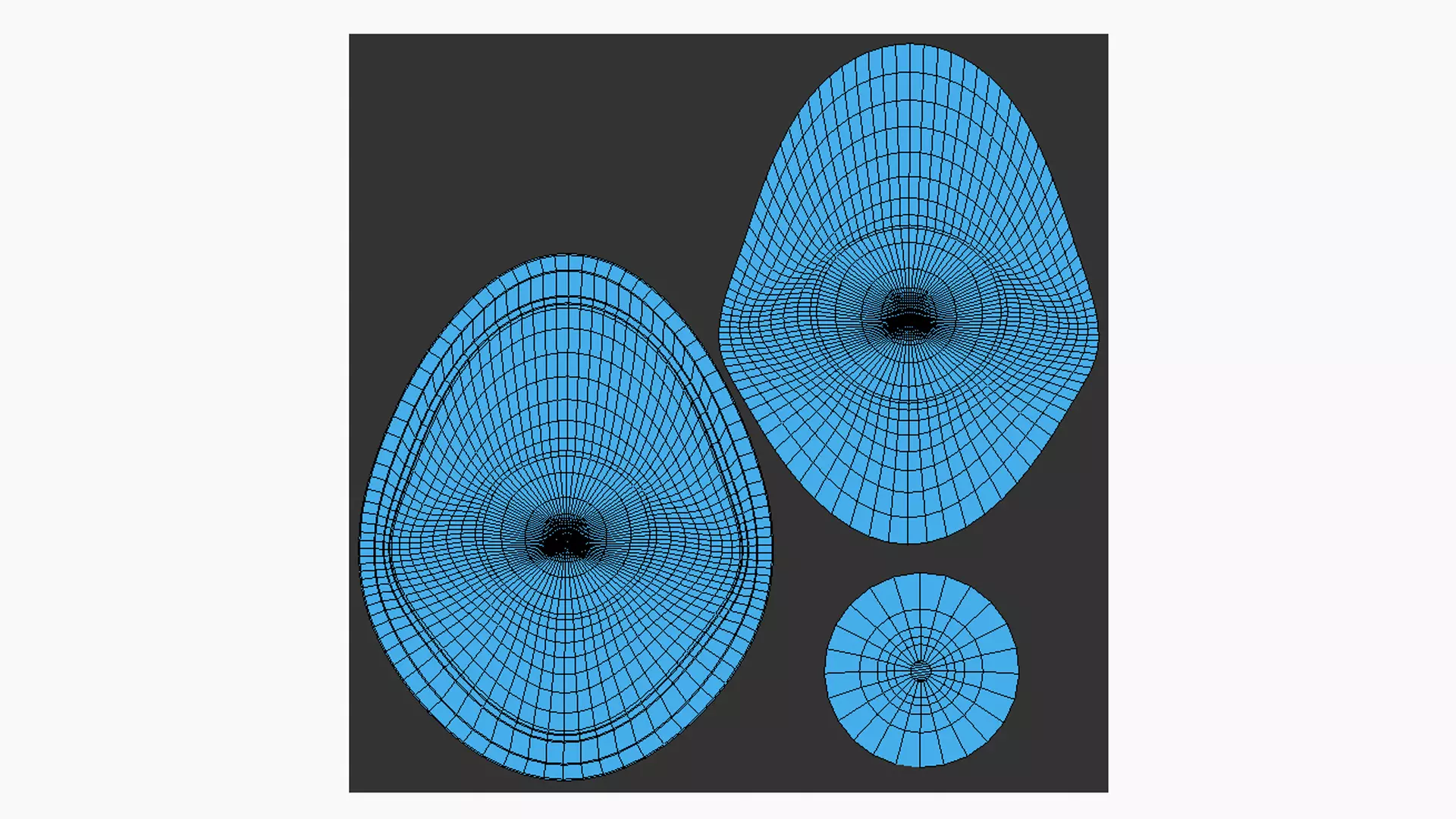 SciFi Pirate Hat A06 - Futuristic Character Design Low-poly 3D model_14