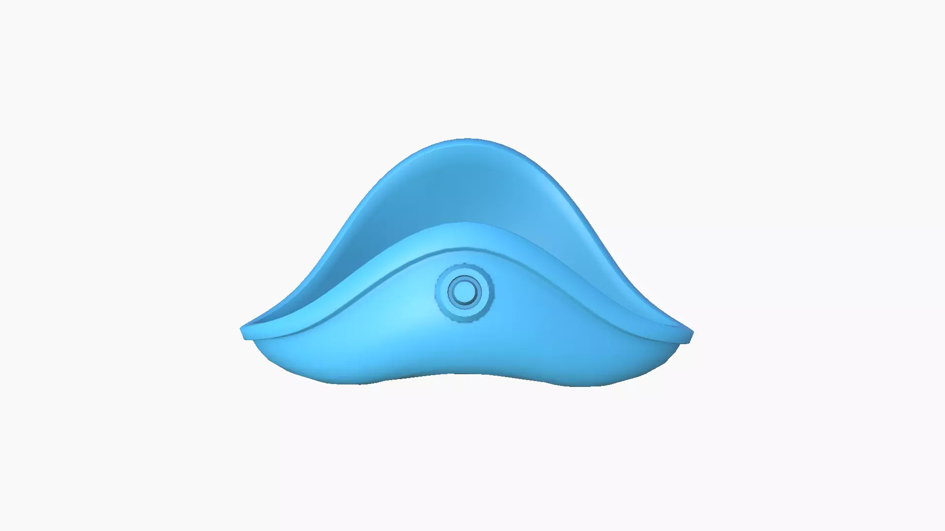 SciFi Pirate Hat A01 - Futuristic Character Design Low-poly 3D model_12