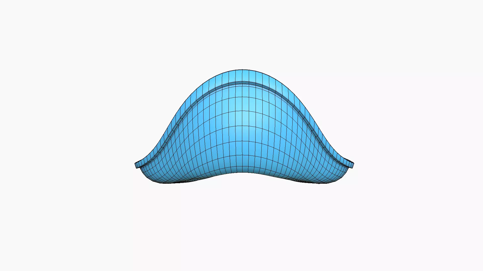 SciFi Pirate Hat A01 - Futuristic Character Design Low-poly 3D model_15