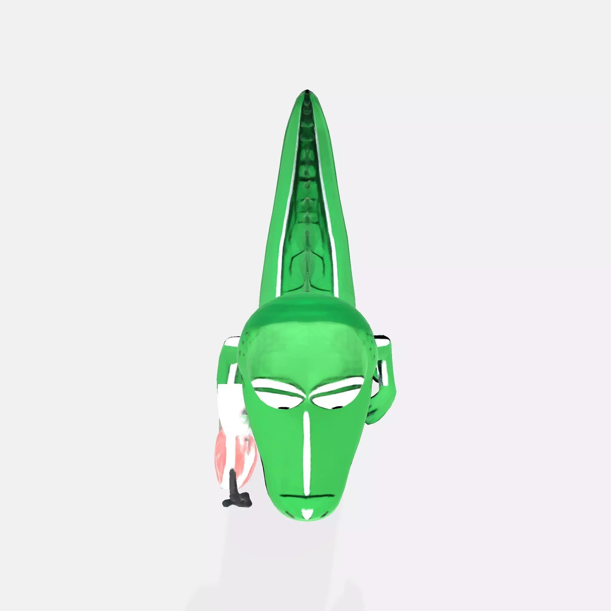 Stylized Alligator Crocodile 3D Model 3D print model_6