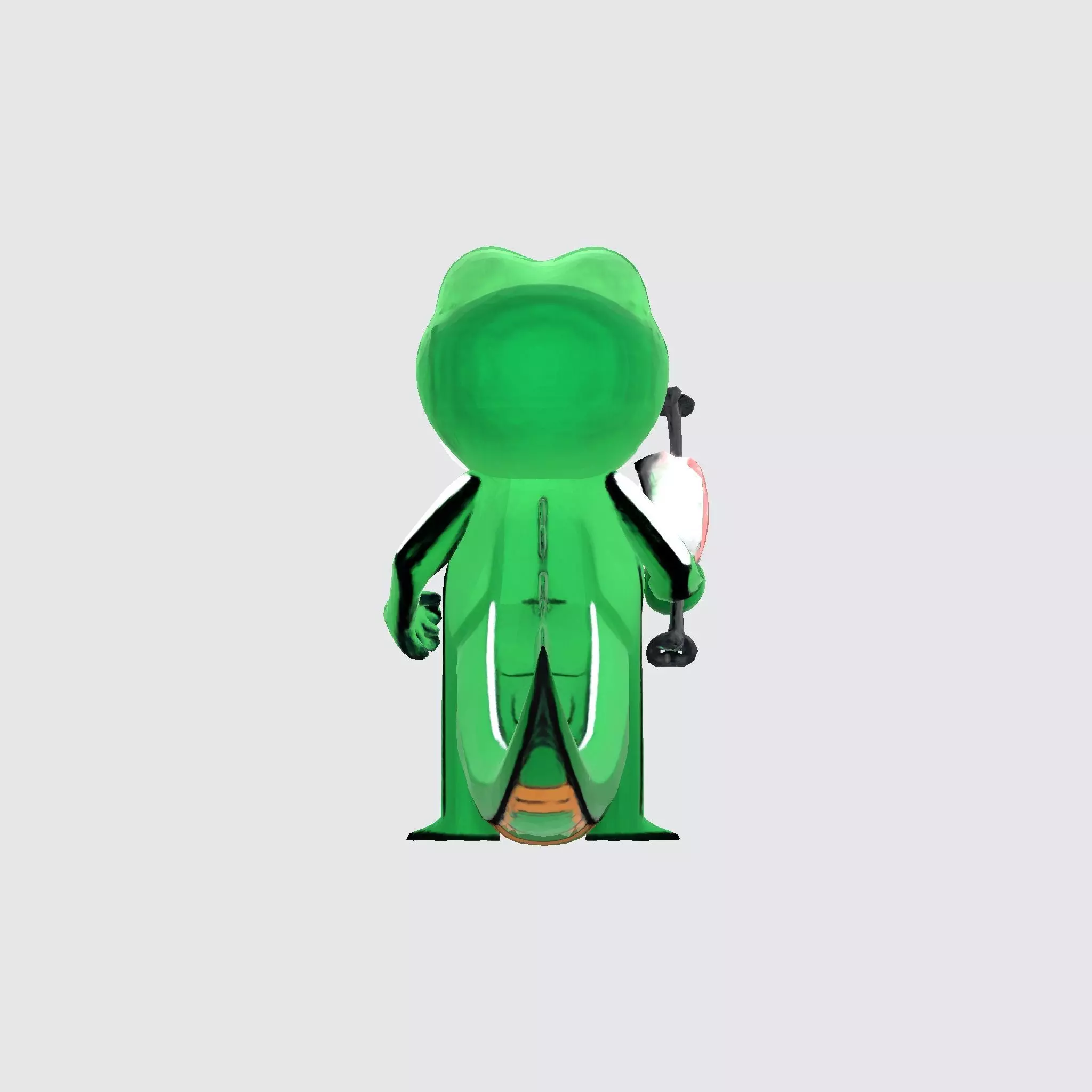 Stylized Alligator Crocodile 3D Model 3D print model_5