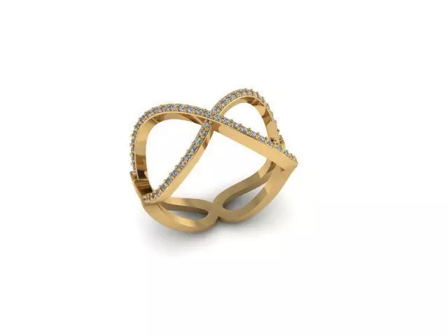 infinity ring 3D print model_0