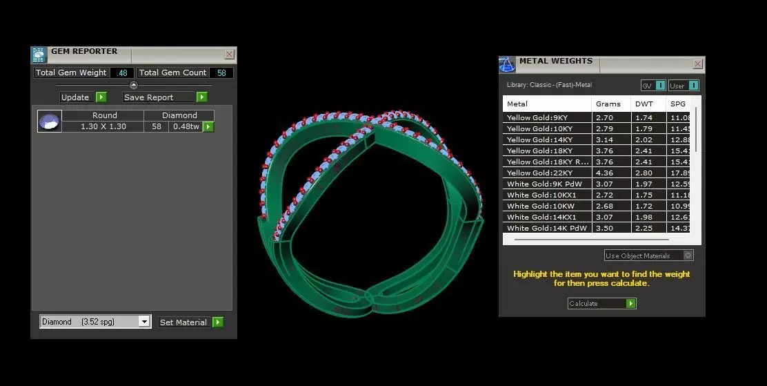 infinity ring 3D print model_1
