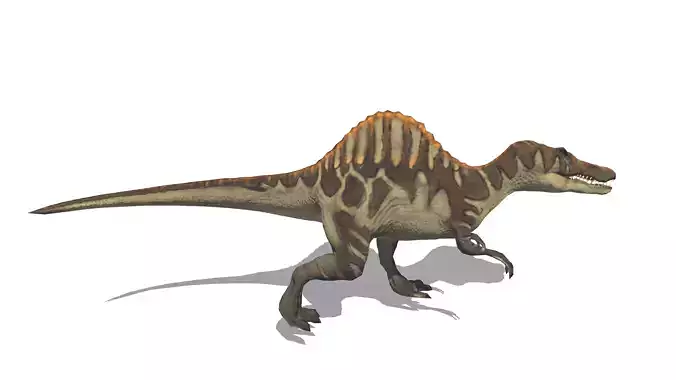Animated Spinosaurus  Game-Ready Dinosaur