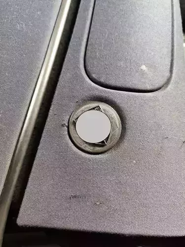 Porsche 996 latch hole cover