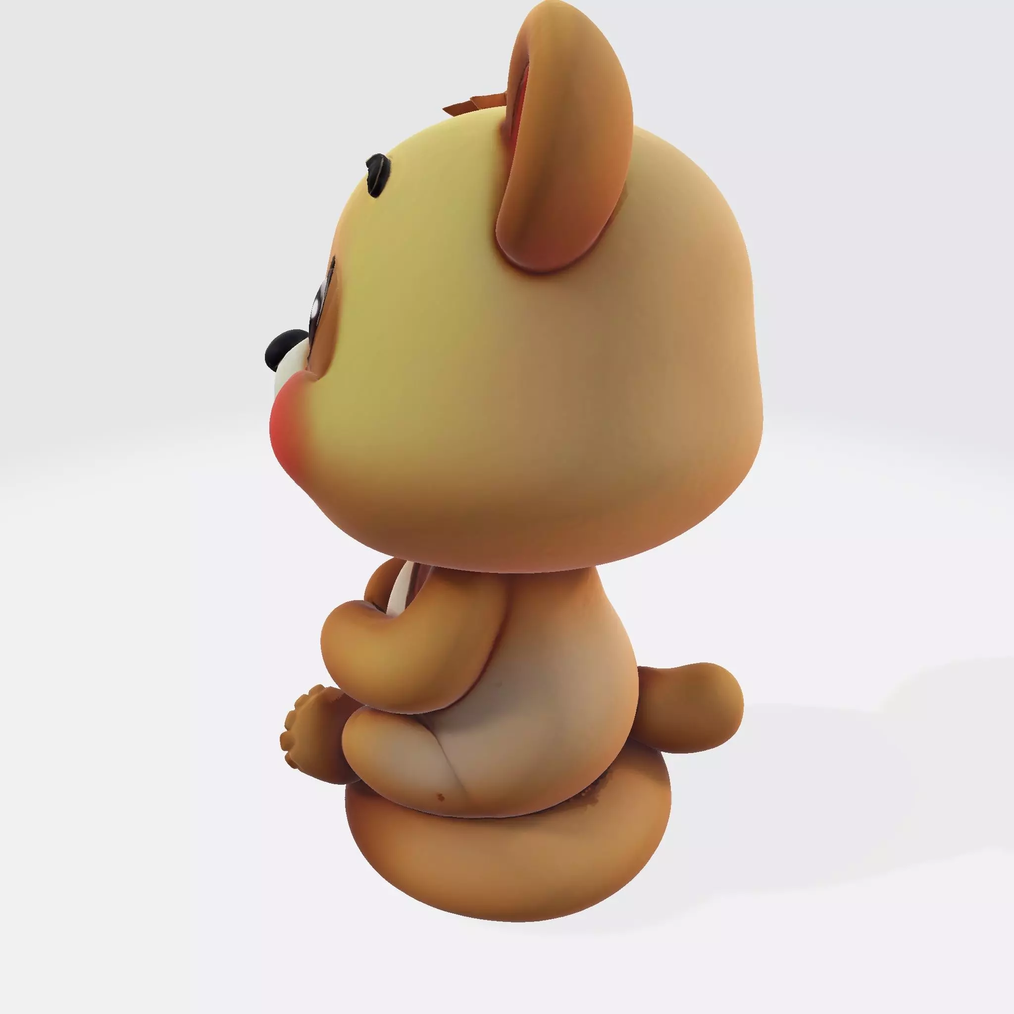 Cute Bear Cartoon Style  High-Quality 3D Model for 3D Printing 3D print model_2