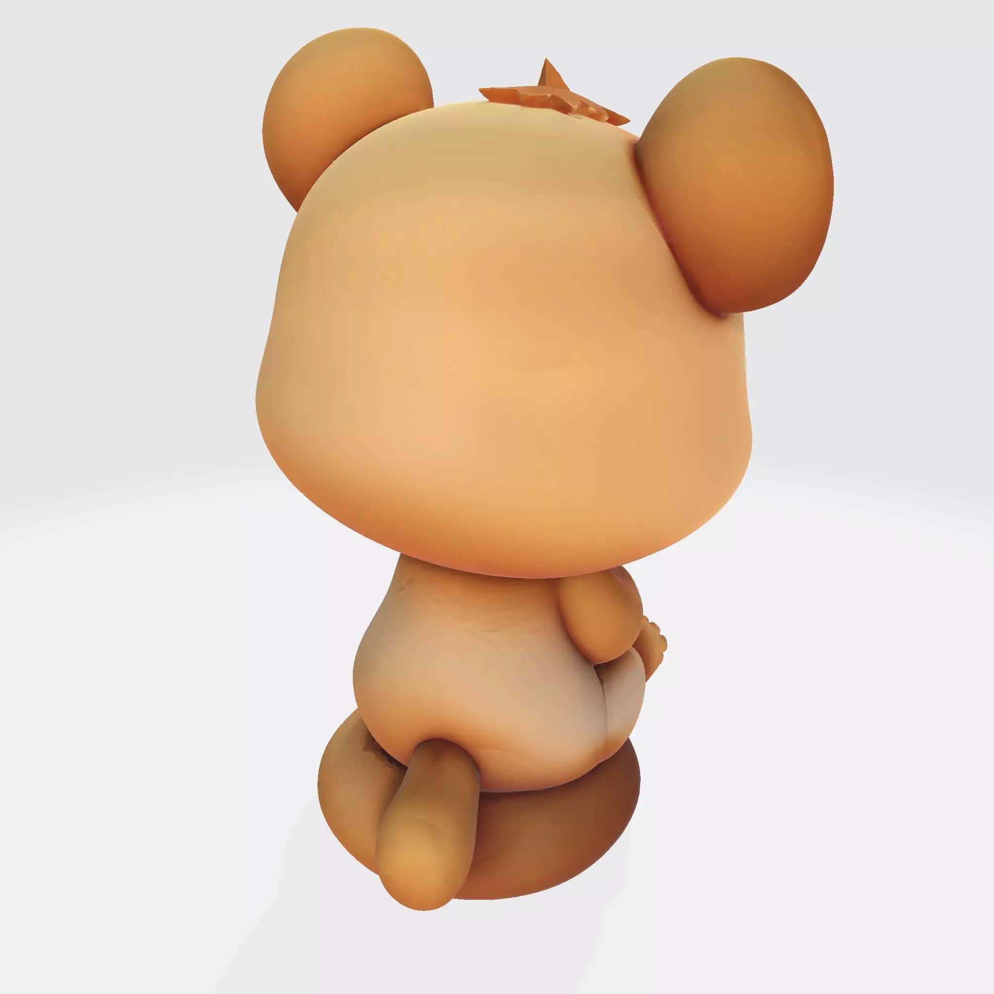 Cute Bear Cartoon Style  High-Quality 3D Model for 3D Printing 3D print model_3