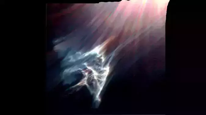 Barnards Merope Nebula 3D model