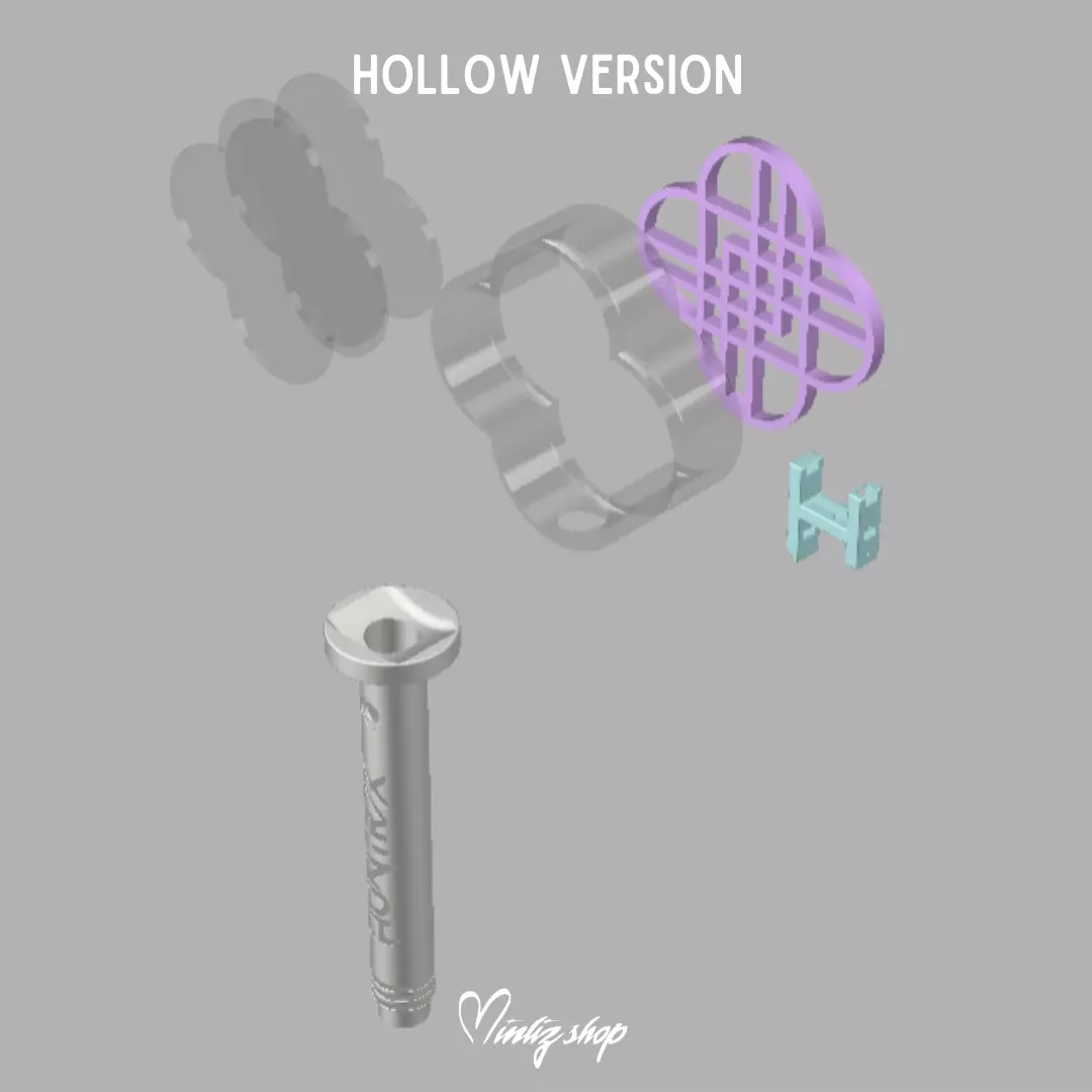 Kpop Demon Hunters Light Stick Huntrix 3D print model_7