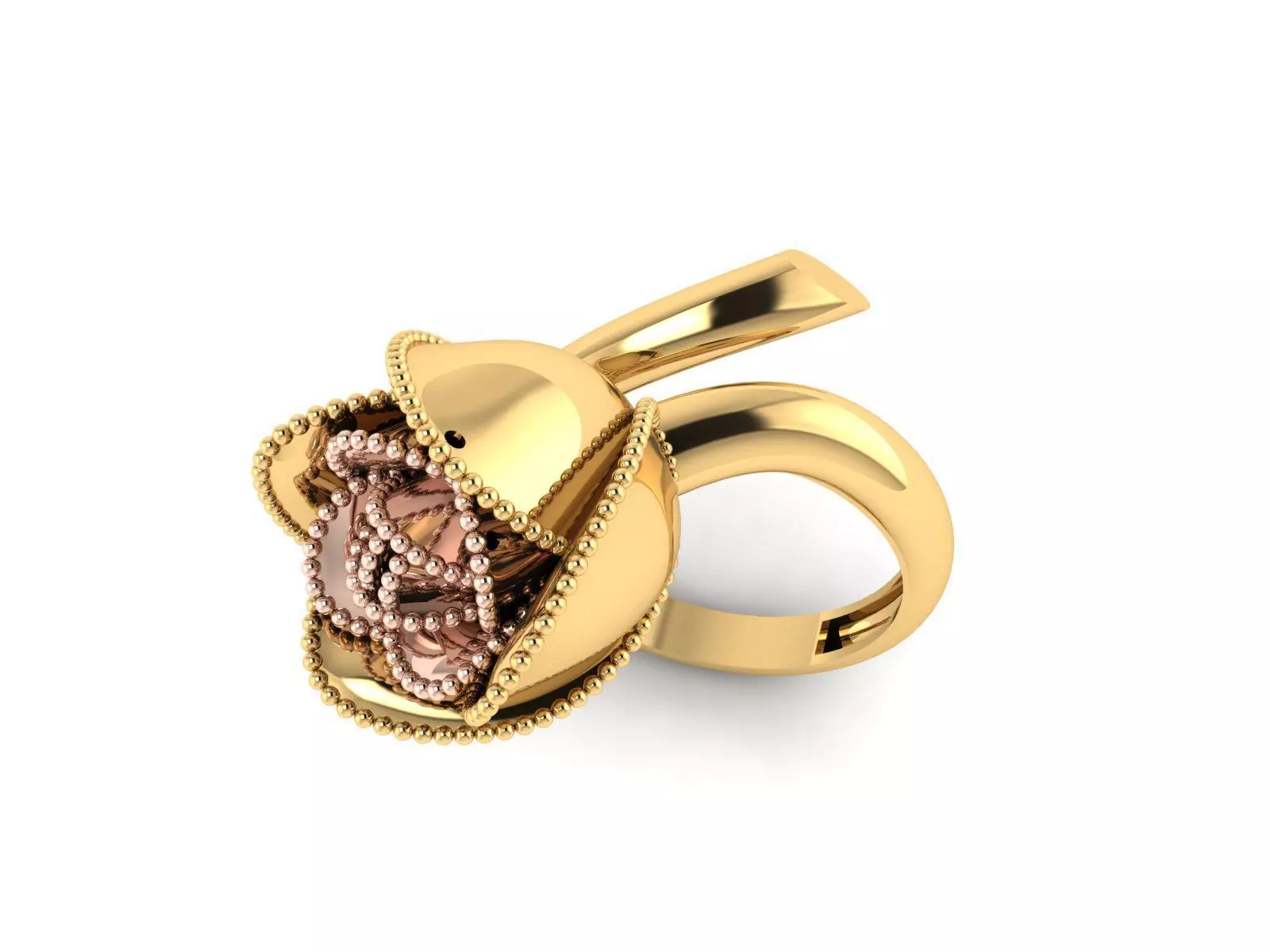 Rose multi piece set 3D print model_4