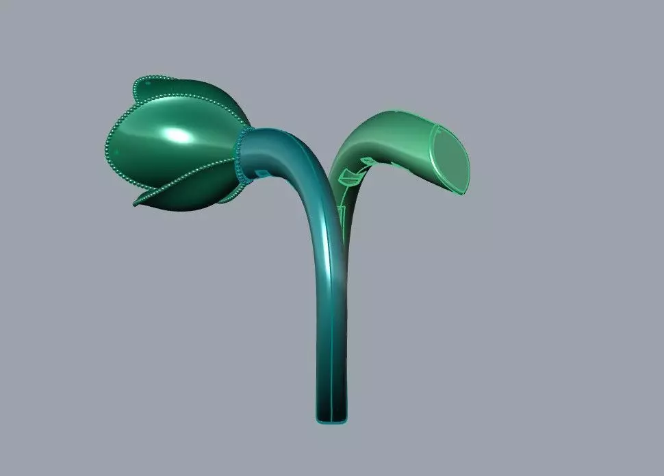 Rose multi piece set 3D print model_14