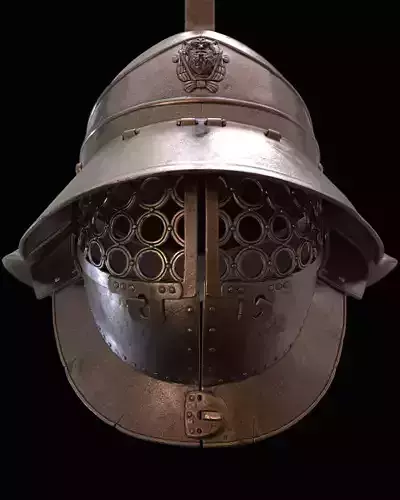 Murmillo Gladiator Helmet - V2 High-Poly