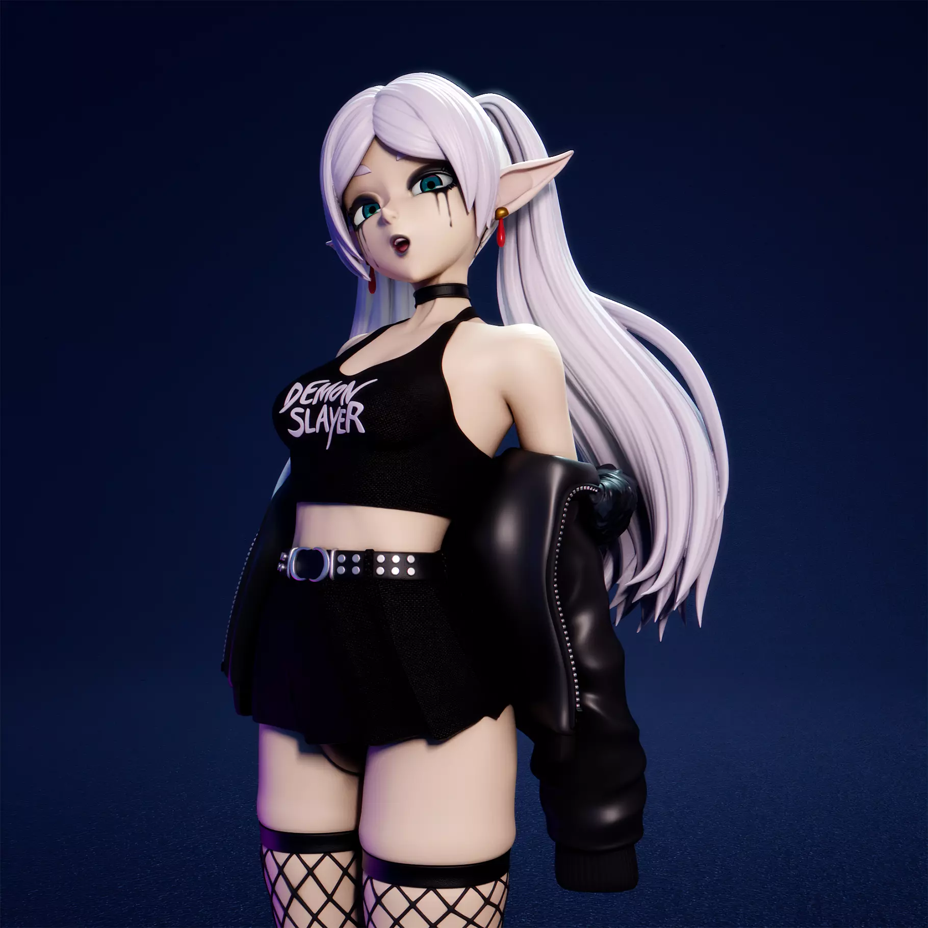 Goth Frieren  3D print model_6