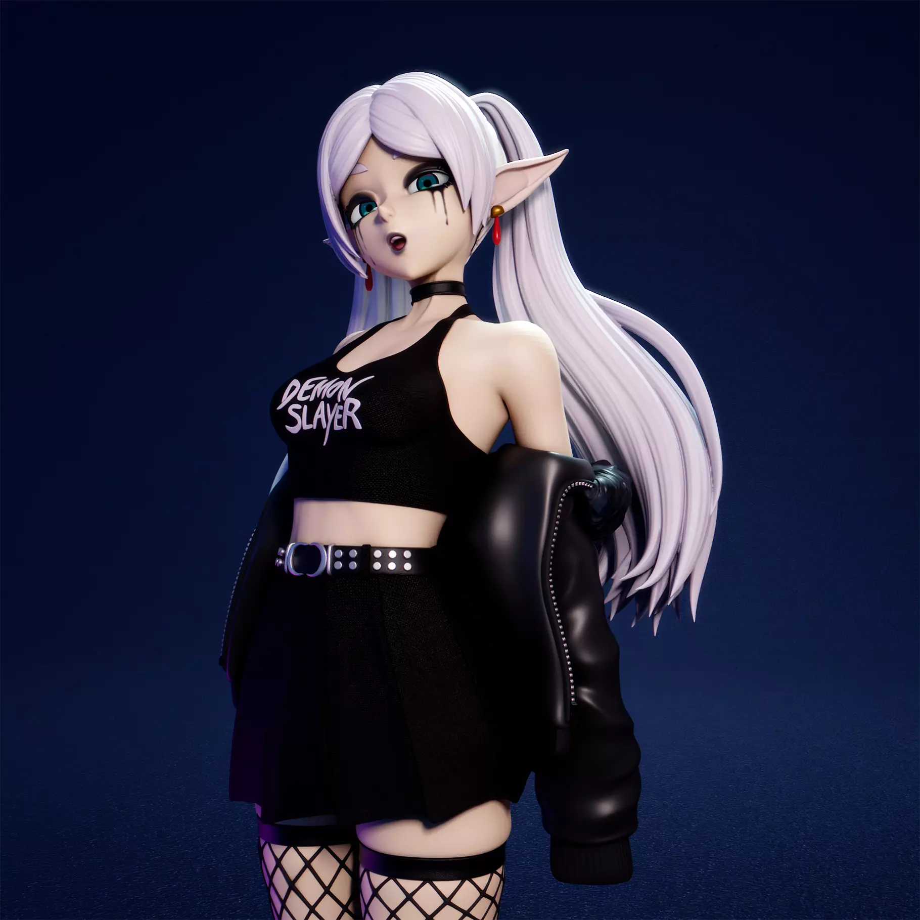 Goth Frieren  3D print model_1