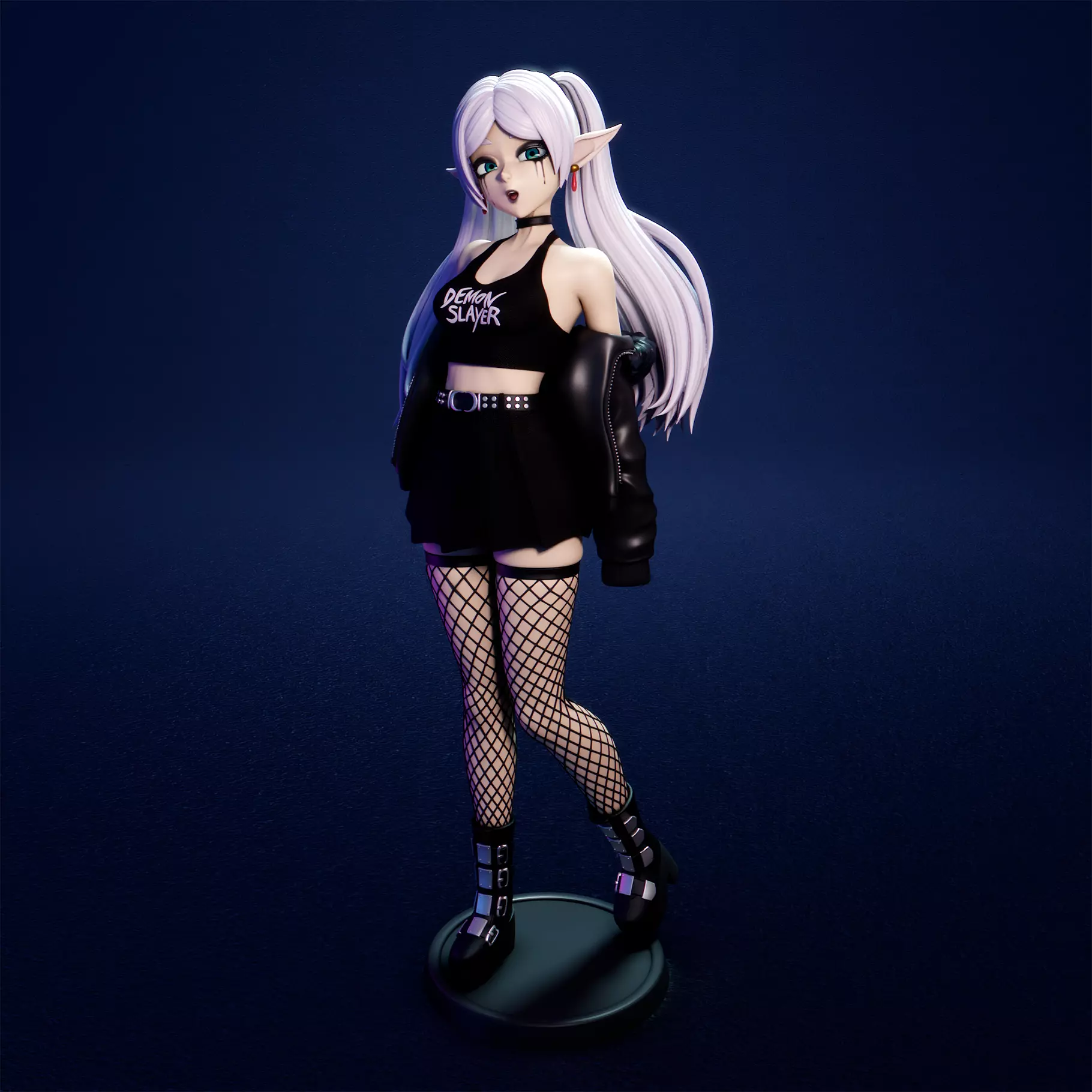 Goth Frieren  3D print model_0