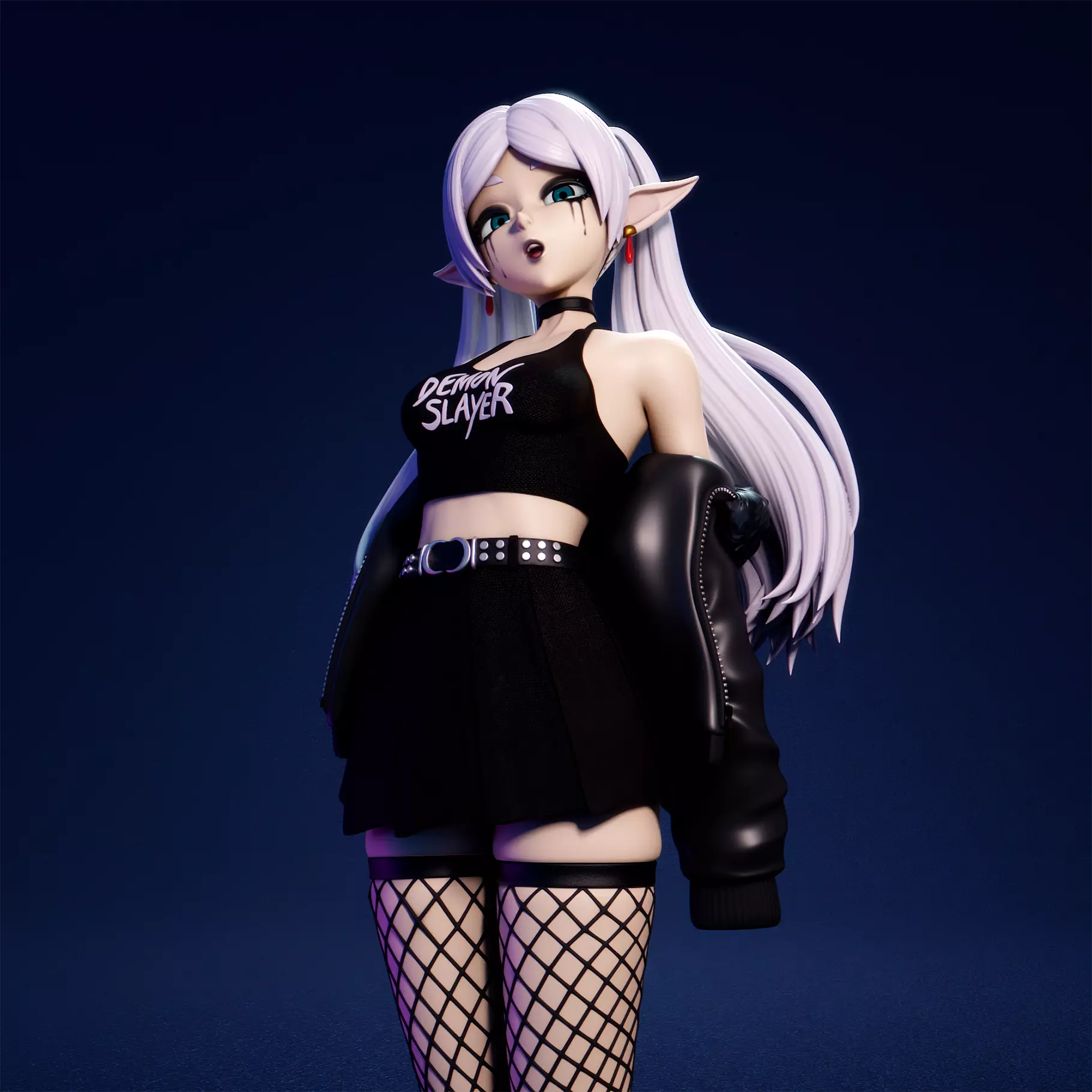 Goth Frieren  3D print model_2