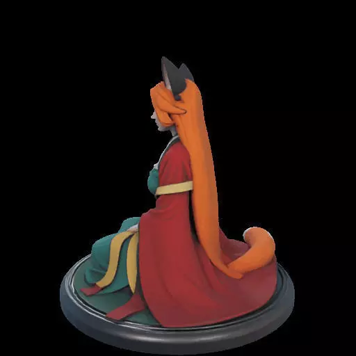 2025COLORFUL Fox Spirit Woman in Pu Song Ling Style 3D print model_14